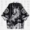 Fashion Anime Dragon Print Cardigan Kimono Harajuku Women Men Yukata Female Japanese Streetwear Traditional Cosplay Haori