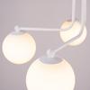 Lampa Sufitowa Nowoczesna Biała Szklane Białe Kule Do Salonu 5Xg9 8W Astral Sollux Lighting