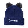 Fashion Cat Ear Women Hat Acrylic Knitted Hat Warm Winter Hat For Women High Quality Bonnet Hat