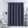 Blackout Curtain - vidaXL - Anthracite - 290x245 Cm - Polyester - Metal Eyelets