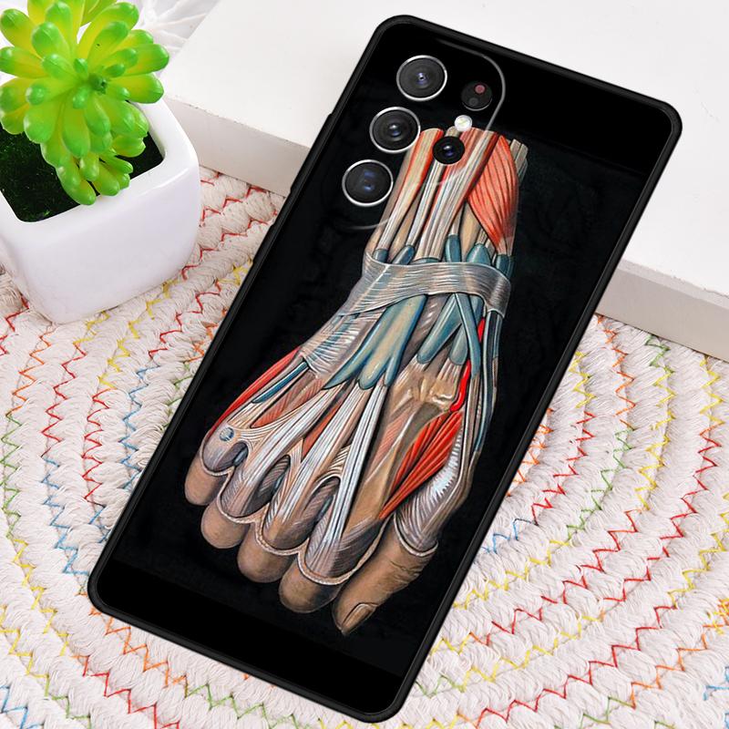 Силиконовый чехол для телефона с рисунком человеческого мозга для Samsung Galaxy note 10 pro S26 S25 S24 S23 S22 S21 Plus S25Ultra Capa Cover