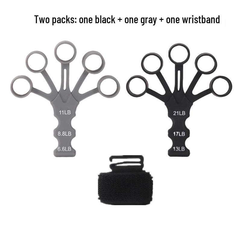 Силиконовый тренажер для пальцев: 5-пальцевый тренажер для гибкости и захвата с венами для реабилитации и упражнений для запястья