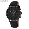 Novo Relógio casual Masculino De Quartzo Com Pulseira De Couro Mostrador