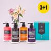 [3+1] Holiday 4-piece Gift Set (shampoo + Treatment + Body Wash + Body Lotion), Korean Cosmetics with Good Fragrance