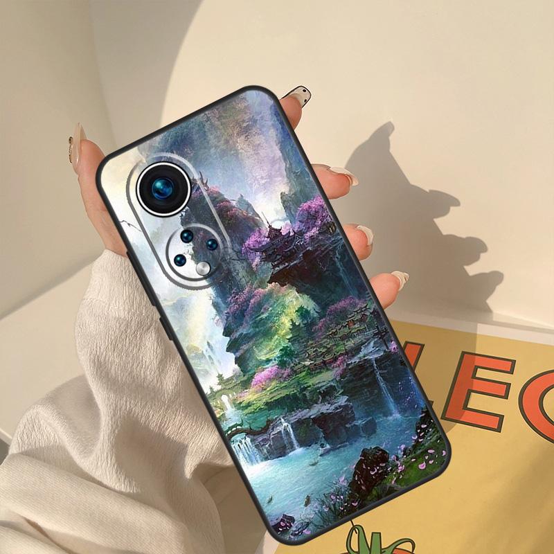 Чехол с аниме-пейзажем для Honor Magic 5 6 7 8 Pro Чехол для Honor 400 200 Lite 50 70 90 X8a X8b X9a X9b X9c