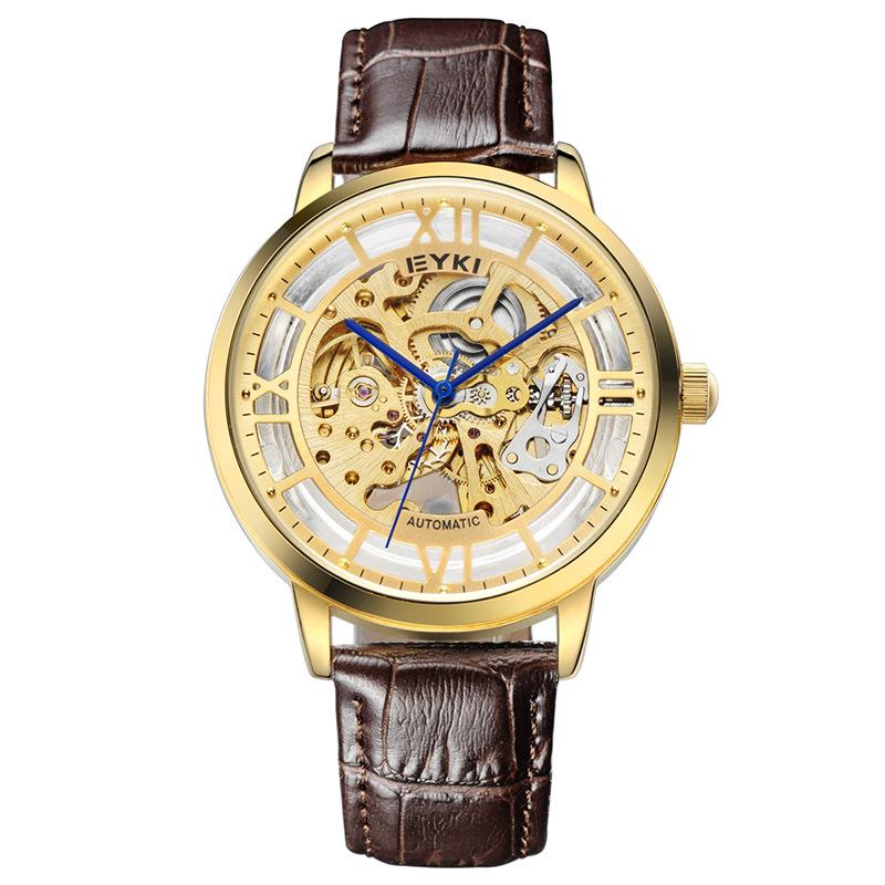 Fully Automatic Mechanical Men's Watch Hollow Concept Trendy Men's Waterproof Business Watch Men's Belt