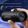 Монокулярный телескоп HD 2000x24, мини-портативный телескоп для мобильного телефона с держателем, телескопы для кемпинга, охоты и наблюдения за птицами