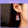 Сезонные серьги-снеговики с серебряными штифтами для ушей и креативной рождественской тематикой для мужчин и женщин