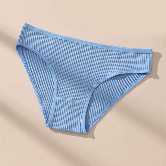 Женские трусы с низкой талией, однотонные, ребристые, бесследные, высокоэластичные, подтягивающие ягодицы, бесшовные трусики