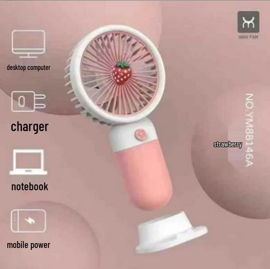 2025 High-Speed Portable Rechargeable USB Handheld Fan - Mini Outdoor Cooling Electric Fan