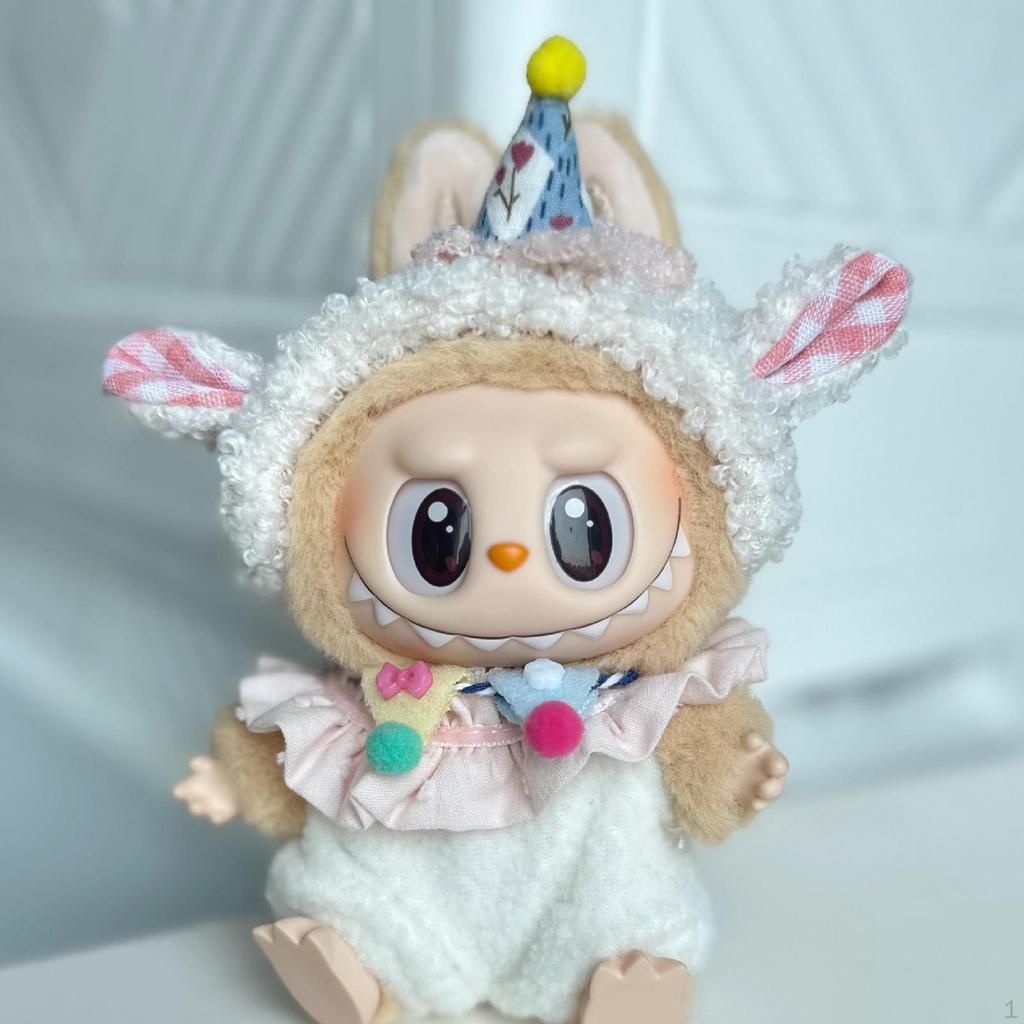 Stuffed Doll Clothes with Birthday Hat Suits Educational for Kids Gift Make Your Own