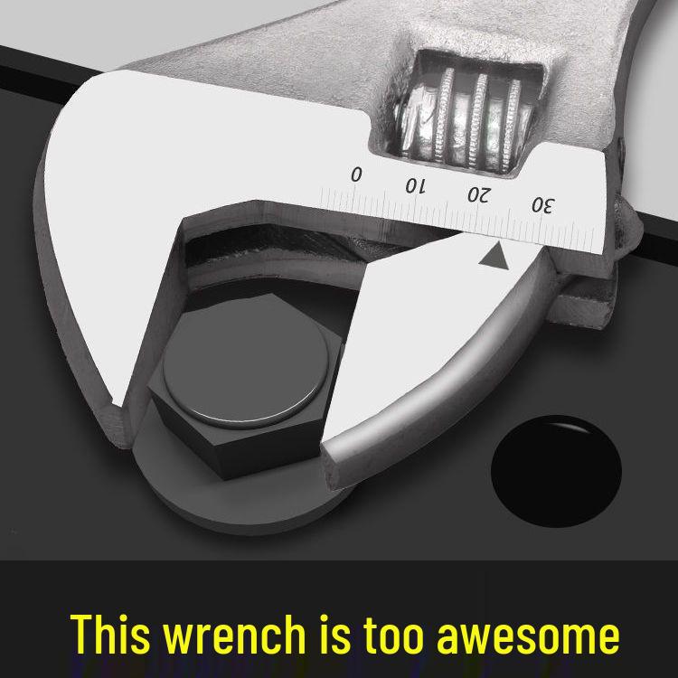 Импортный набор регулируемых гаечных ключей для ремонта автомобилей, открытый зев, оригинальный дизайн, размеры 6 дюймов и 12 дюймов