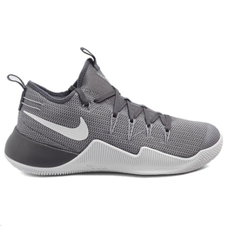 Nike Hypershift Ep Fashion Versatile Shock Absorption Non-Slip Low-Top Basketball Shoes Men Sneakers Black White Gray 844392-011