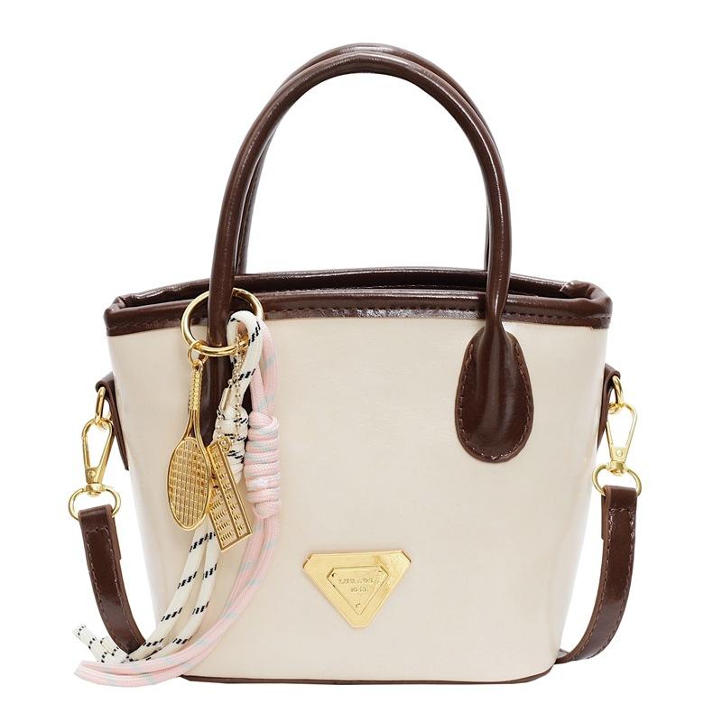 Популярная в этом году ретро-сумка женская большой вместимости 2025 новая весенне-летняя повседневная сумка-мессенджер портативная сумка-ведро