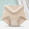 Lace High Waist Briefs Cinching Hip Lifting Underwear for Women Pure Cotton Antibacterial Strong Seamless Triangle Panties