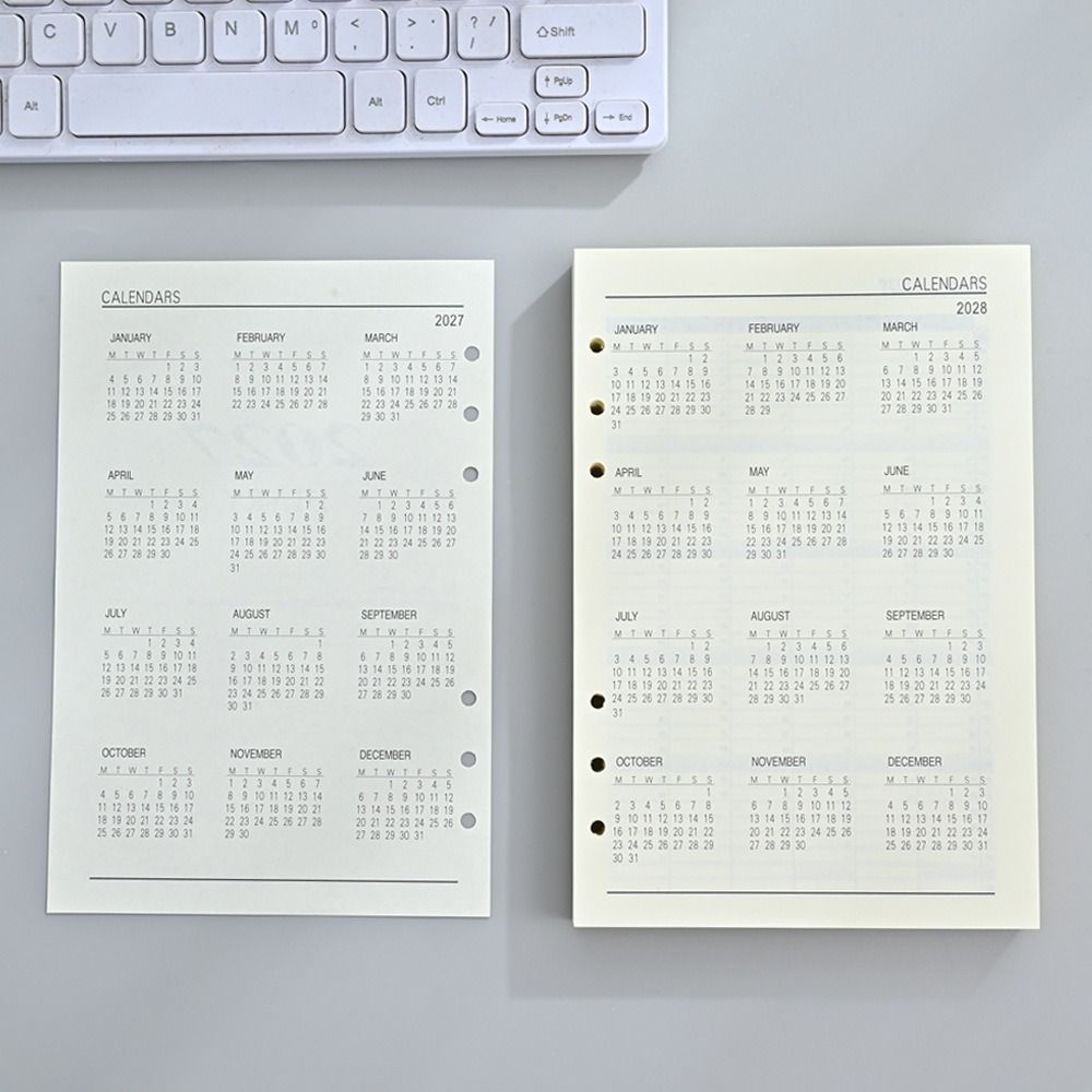 A5 2027 Journal Agenda Plannner Notebook Monthly Weekly Daily Schedule Organizer