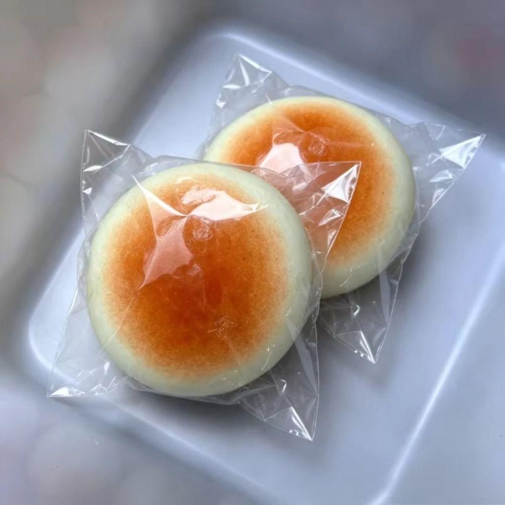 Round Blocks Filled Mini Bread Squishy Finger Relax Sensory Fidget Ball Crispy Squishy  Student