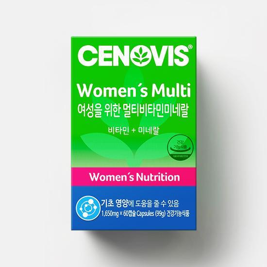 Cenovis Женские мультивитамины и минералы, 60 капсул (запас на 2 месяца)