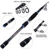 Комбинированная рыболовная катушка и удочка Портативная телескопическая удочка 1,8 м и гладкая спиннинговая катушка