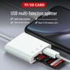 5-в-1 Type-C кард-ридер: Совместимость с SD, USB, Apple, Android, OTG