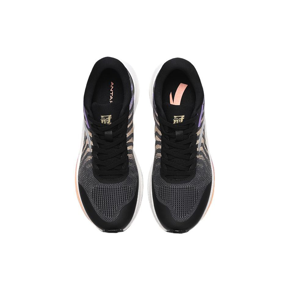 Anta Кроссовки Champion Running Shoes 2-го поколения с амортизацией, прочные, низкие, женские, черные, оранжевые 122415562S-3