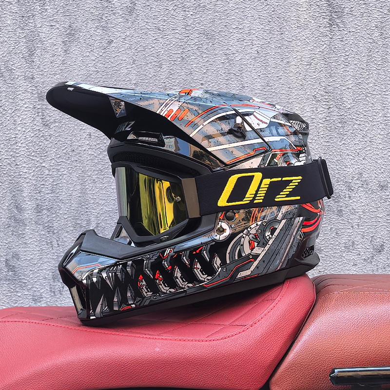 ORZ НОВЫЙ Мотошлем Внедорожный Шлем Велосипедный Downhill AM DH Cross Шлем Capacete Motocross Casco