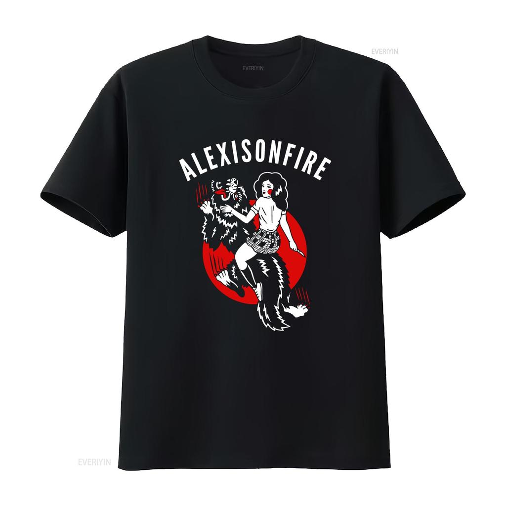 Alexisonfire Band T Shirt for Fans Black Sizes S to 5XL Stylish and Bold Design vintage Washed Slightly streetwear Versatile
