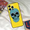 Готический чехол-череп для iPhone 16 14 13 12 11 15 17 Pro Max 15 16 Plus 13 Mini 16e 17 Air Funda Cover