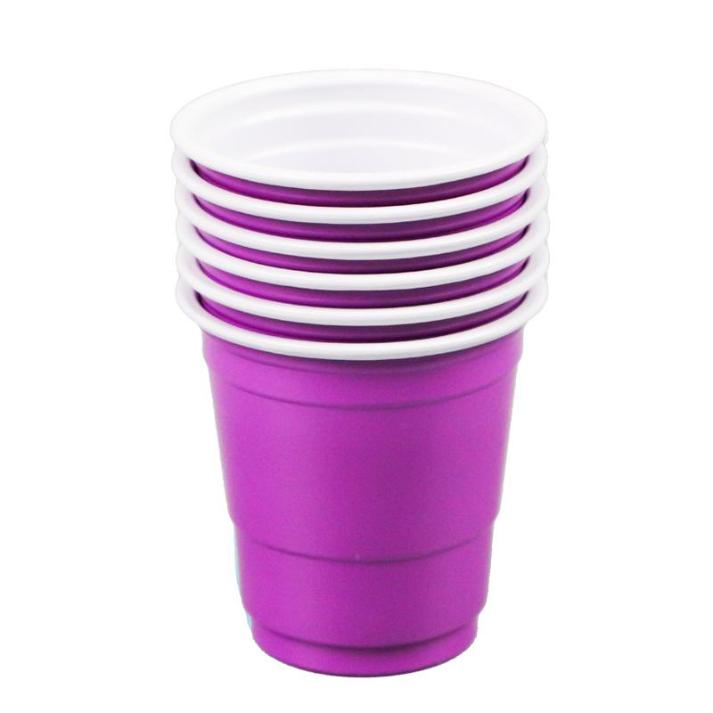 Набор из 50 мини-стаканчиков для вечеринки по 2 унции, пластиковые рюмки, красные одноразовые стаканчики для Рождества, дня рождения, свадьбы, праздничной вечеринки