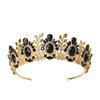 Baroque Bridal Crown Forest Retro Crystal Tiara Crown Jewelry Hair Accessories