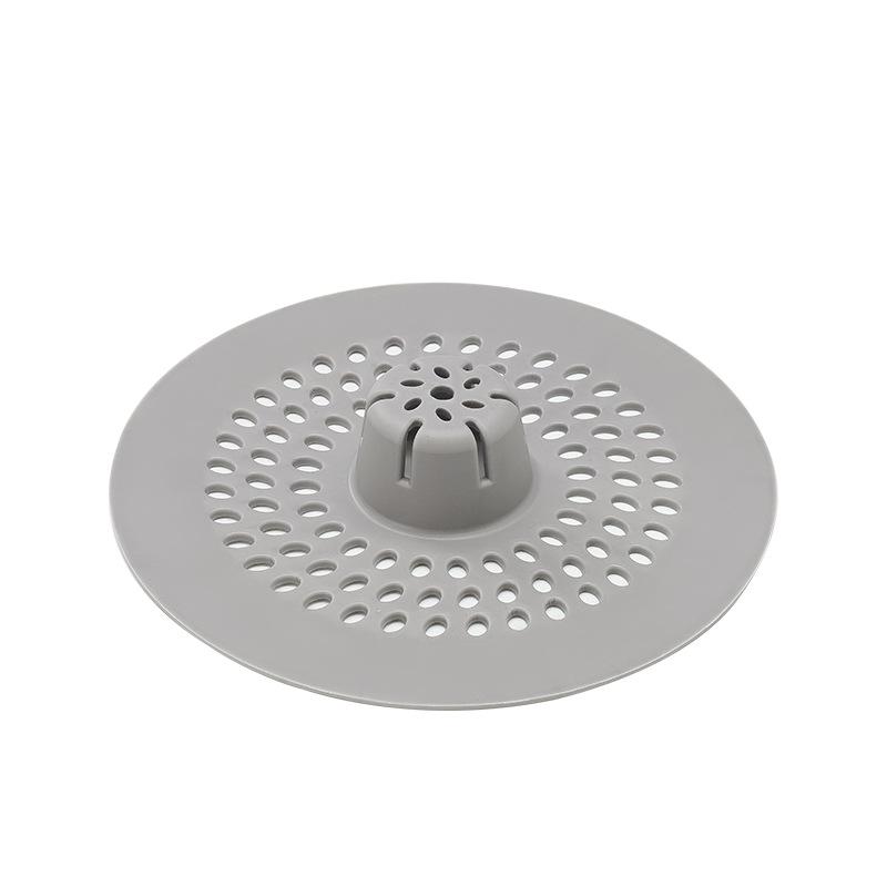 Circular Silicone Drain Cover Non Slip Anti Clog Hair Filter for Kitchen Sink Bathroom Floor Sink Drain Shower Accessories