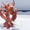 3D-печатная милая и глупая модель ленивца Пластиковое украшение Настольное украшение Скульптура Украшение Праздничный подарок