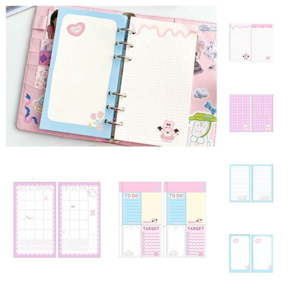 Сердце Внутренний Сменный Спиральный Переплет Бумага 45 Листов Тетрадь Индекс Внутренняя Страница Дети Студенты Подарки