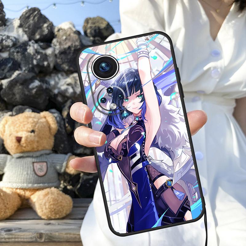 Genshin Impact Yelan Case For Honor X9b X8b X8 X9 X6a X7a X8a X9a Honor Magic 6 5 Pro 50 70 90 Lite Back Cover