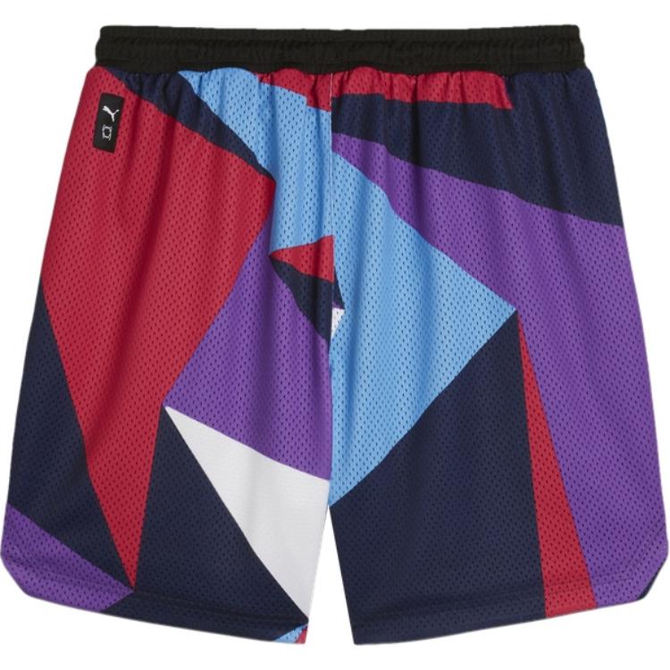 Puma Dylans Gift Lace-Up Color Block Number Спортивные шорты для мужчин, шорты черного цвета 625272-01