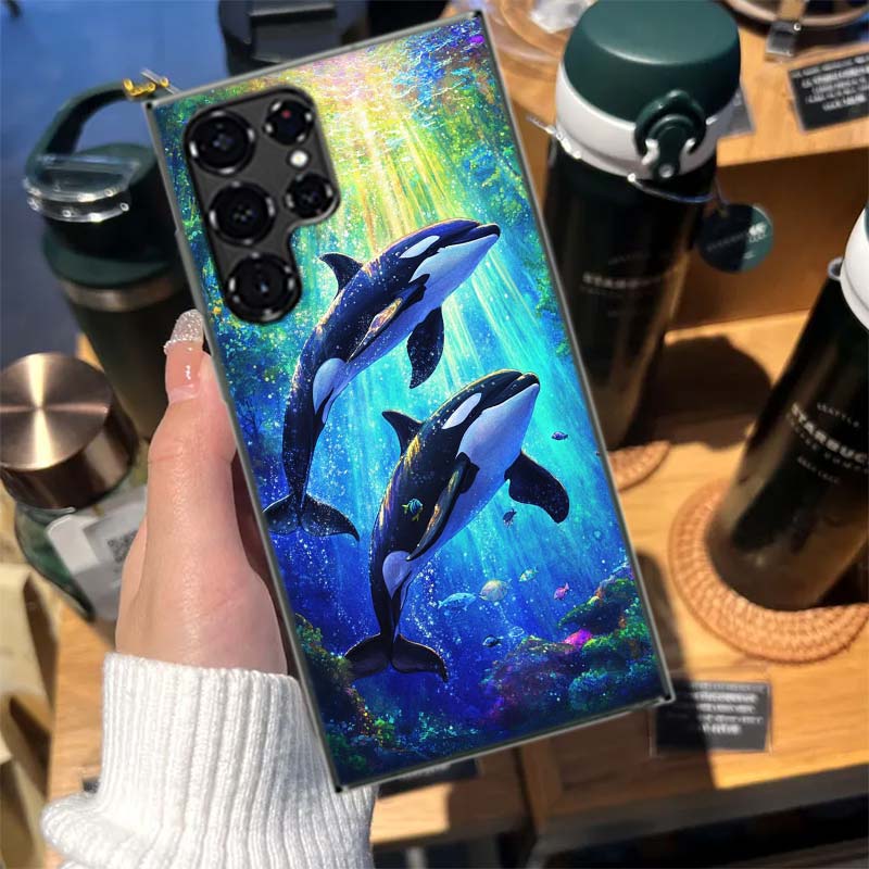 Facts About Killer Whales Cases Phone Case for Samsung Galaxy S26 Ultra S25 Edge S24 S23 FE S21 Plus S20 S22 S10 Cover TPU Capa