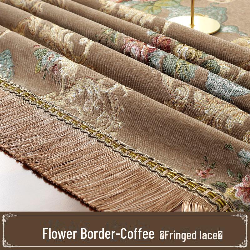 Классические европейские скатерти и чехлы с кисточками и кружевом для обеденных, журнальных столиков и тумбочек под телевизор