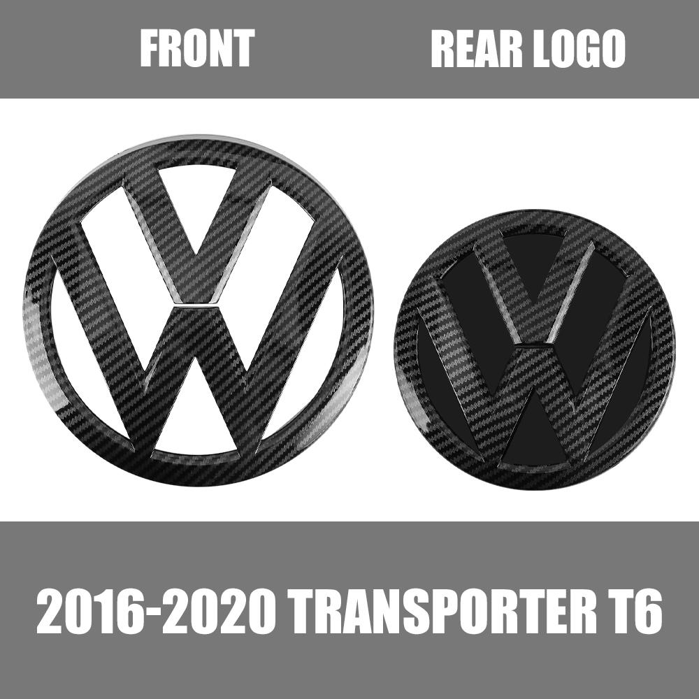For Volkswagen VW For Volkswagen VW Transporter T6 2016 2017 2018 2019 2020 Car Front Grill Badge Rear Trunk Emblem Cover Auto Accessories