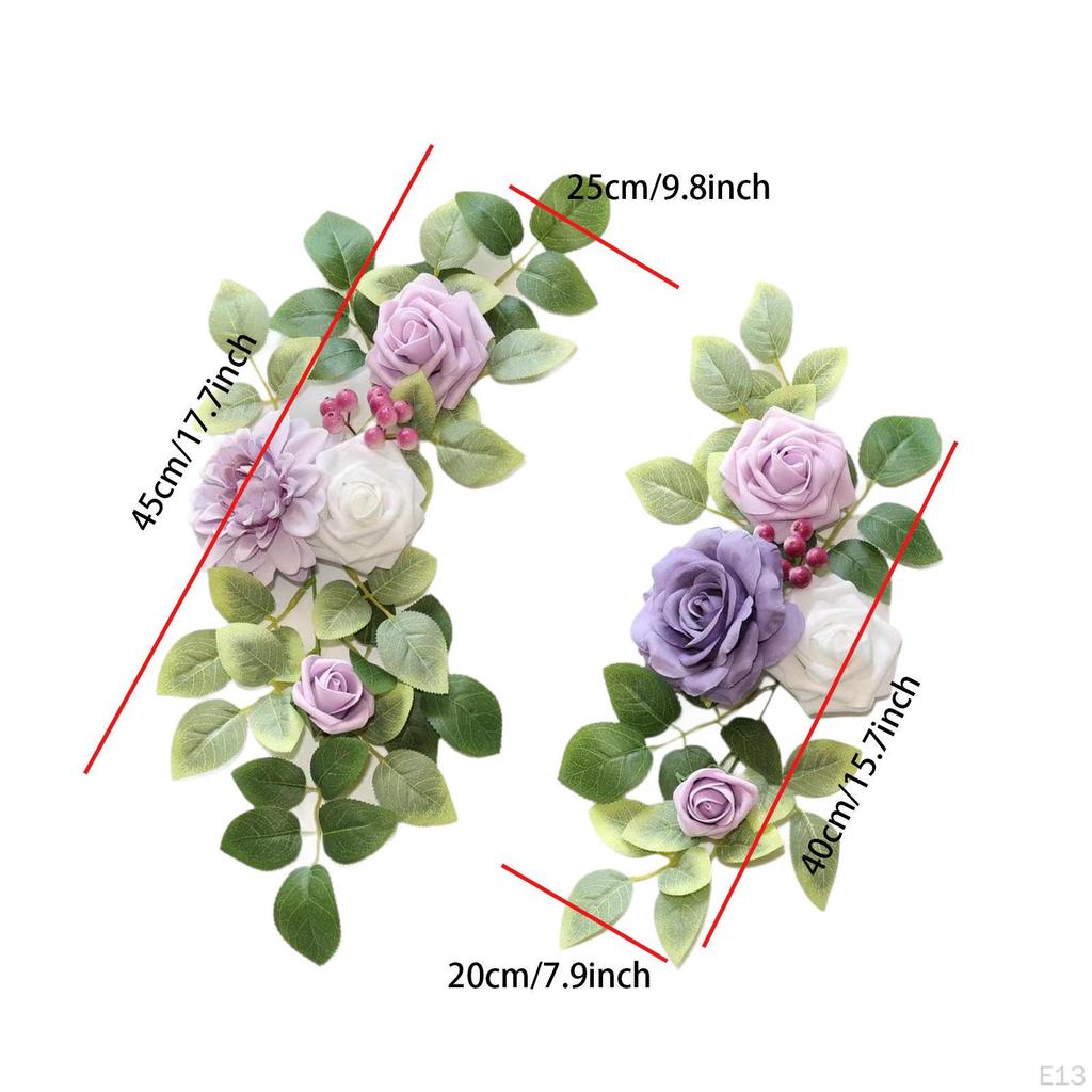 2 шт. Свадебная арка цветы искусственный цветок гирлянда современный фон венок угол