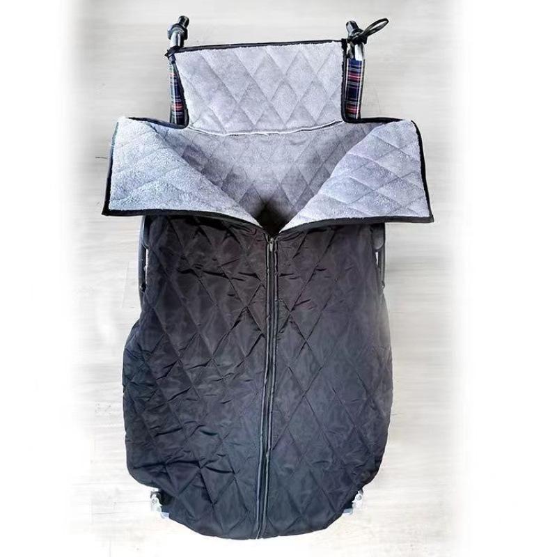 Пожилой Дорожный Плед: Зимнее ветрозащитное, морозостойкое толстое одеяло для использования на улице в инвалидной коляске