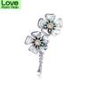 New Enamel Flower Brooches For Women Beauty Lady Office Party Brooch Pin Gifts