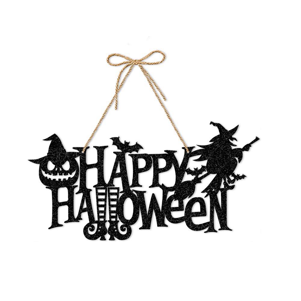 Halloween House Decoration Scary Halloween Hanging Door Yard Signs Outdoor