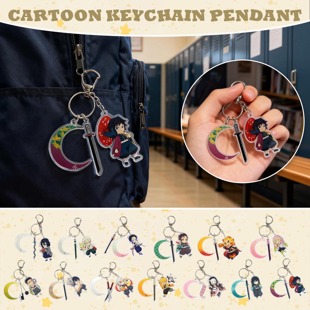 Милые Аниме- Акриловые Брелоки - Отличные Подарки Для Детей И Друзей.