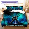 Name Custom Bon Jovi Band Pattern Bedding Set Quilt Cover Pillowcase Home Decor Gift (1 * duvet cover + 2 * pillowcase, without core)
