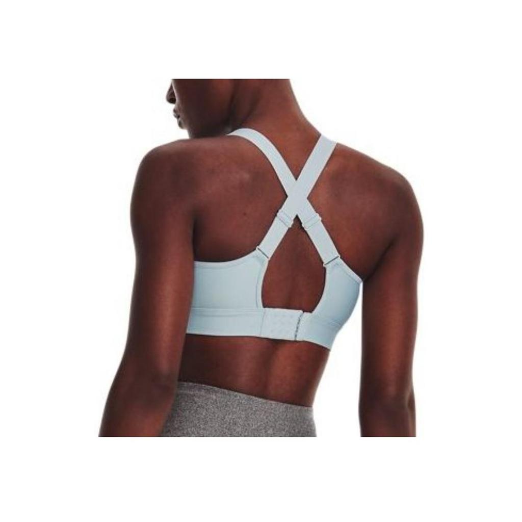 Under Armour Твердый U-образный бюстгальтер с перекрещивающимися бретелями для высокоинтенсивных тренировок, женское нижнее белье, синий 1372557-478