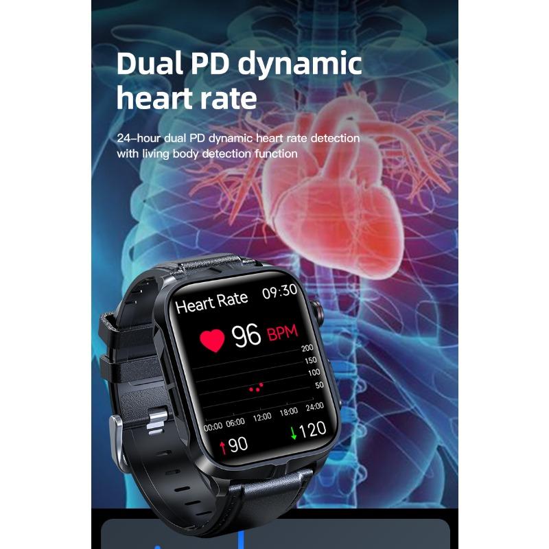 SACOSDING Hygieia-001s Pro-A Электротерапия Смарт-часы Кислород в крови Браслет Здоровье Смарт-часы Артериальное давление Температура тела Смарт-часы Мужчины