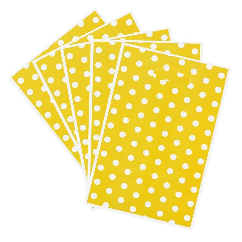 20Pcs Plastic Candy Bag Child Party Loot Bags Boy Girl Kids Birthday Party Favors Supplies Decor