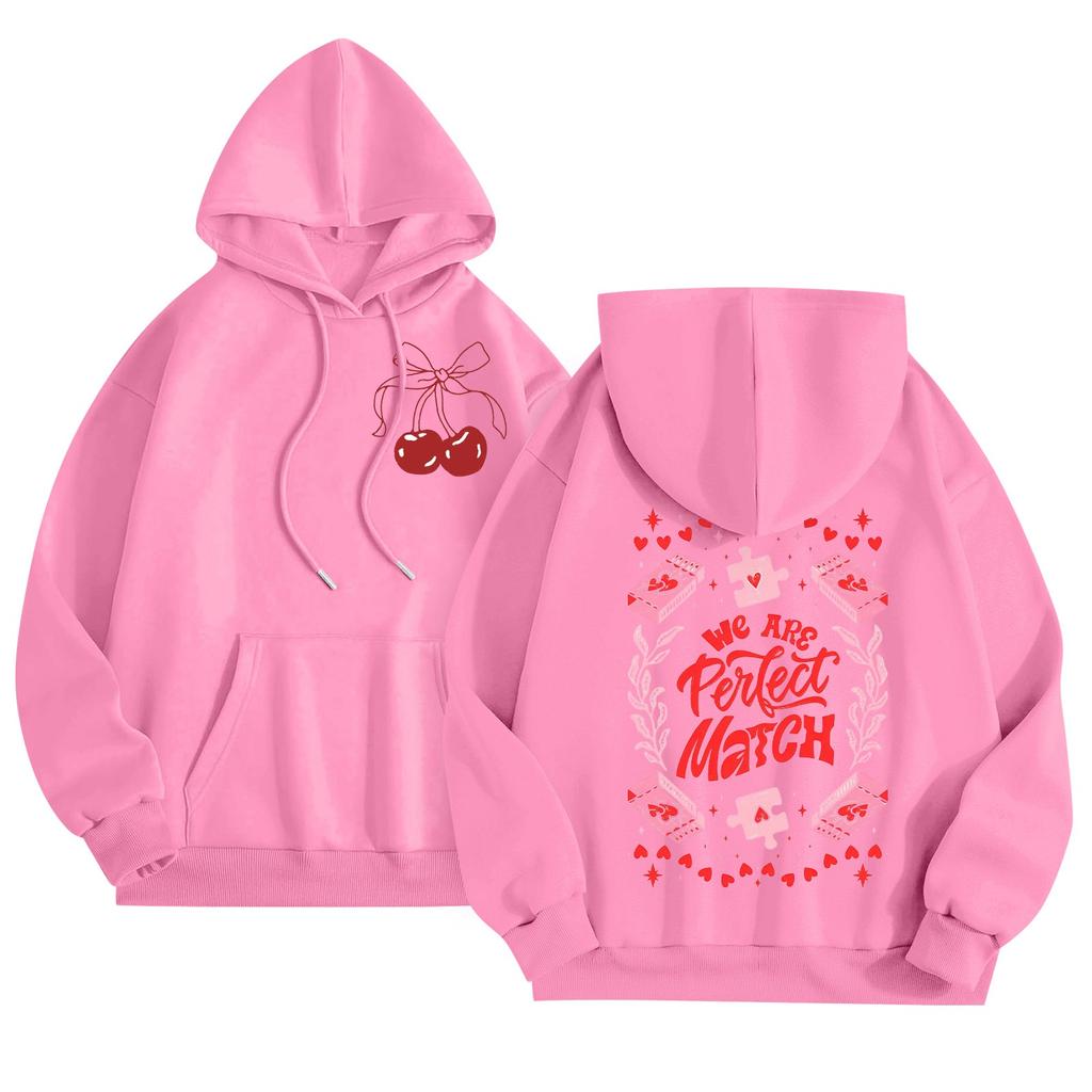 Женская толстовка с капюшоном и круглым вырезом, длинными рукавами и цветочным принтом