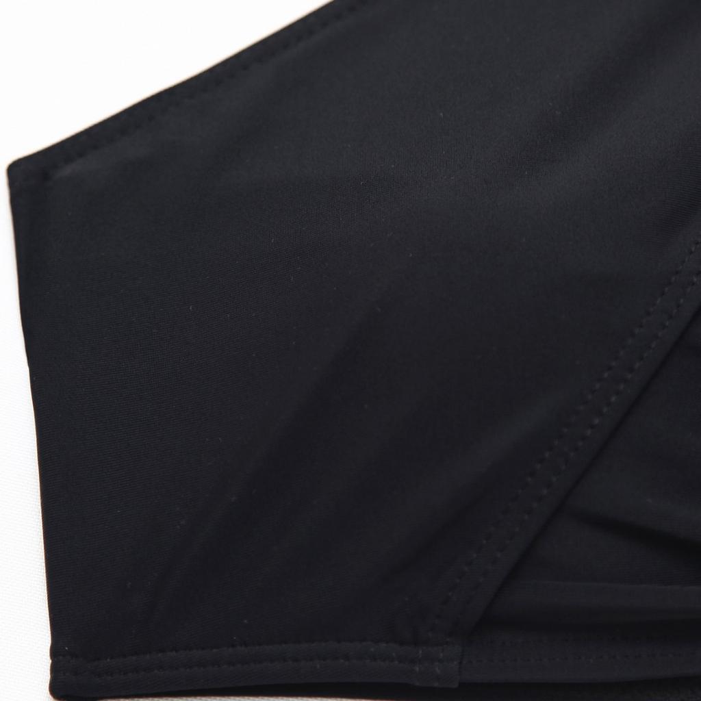 A popular new swimsuit from Europe and America, feminine cutout split two-piece swimsuit, premium solid color beach swimsuit