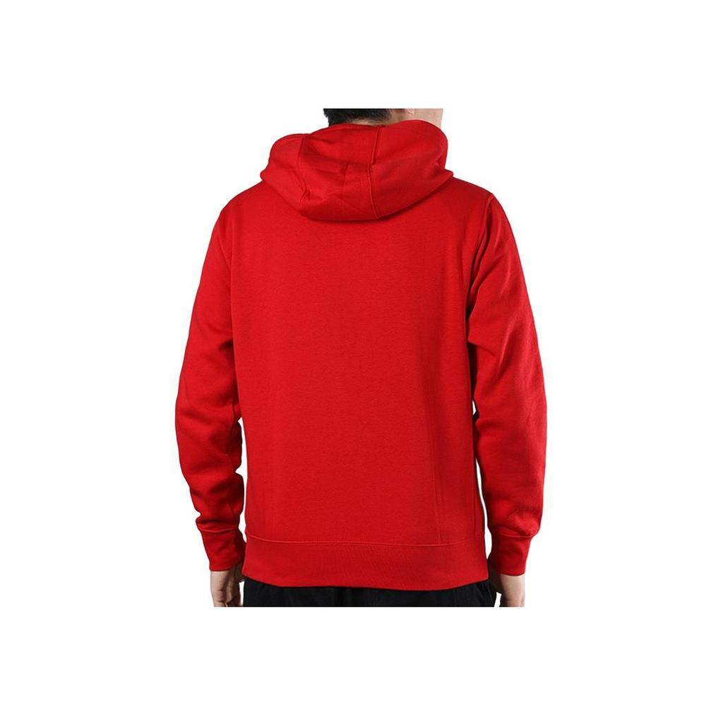 Nike SS20 Logo Hooded Fleece Casual Jacket Men Jackets Red CJ4755-657